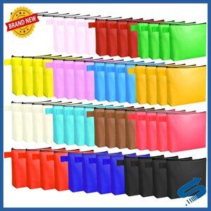 Canvas Cosmetic Bags Bulk Pack Multi-Purpose Travel Toiletry Organizer Zipper